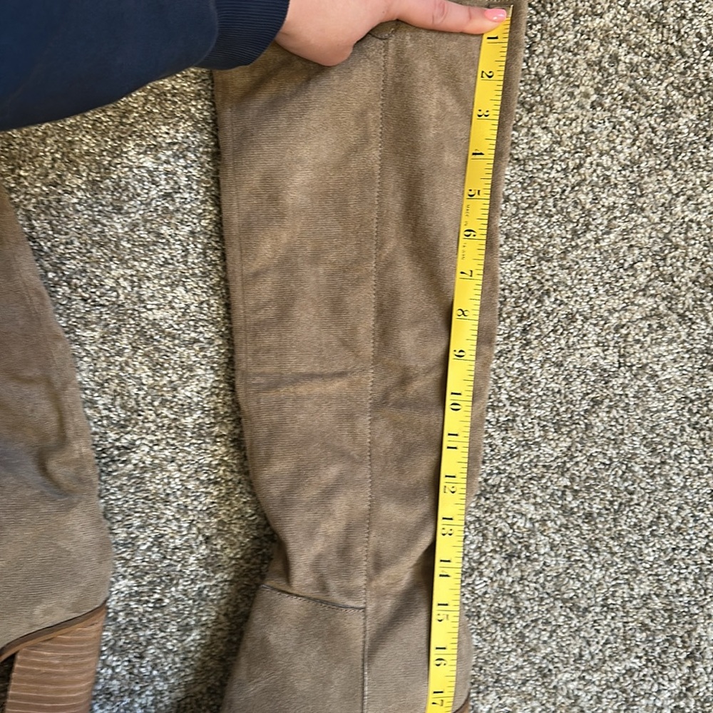 Women's Tan Knee-High Boots - Picture 8 of 10